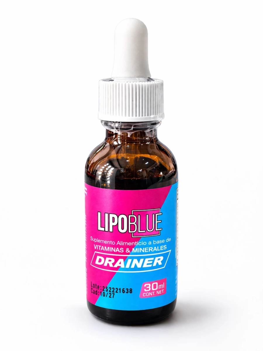 lipoblue drainer gotas para que sirve